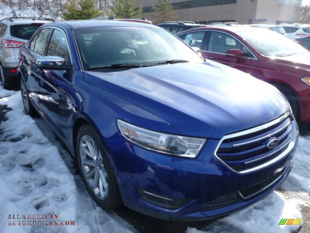 2013 Ford Taurus Limited Awd In Deep Impact Blue Metallic Photo 4