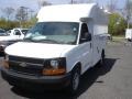 Chevrolet Express Cutaway 3500 Utility Van Summit White photo #1