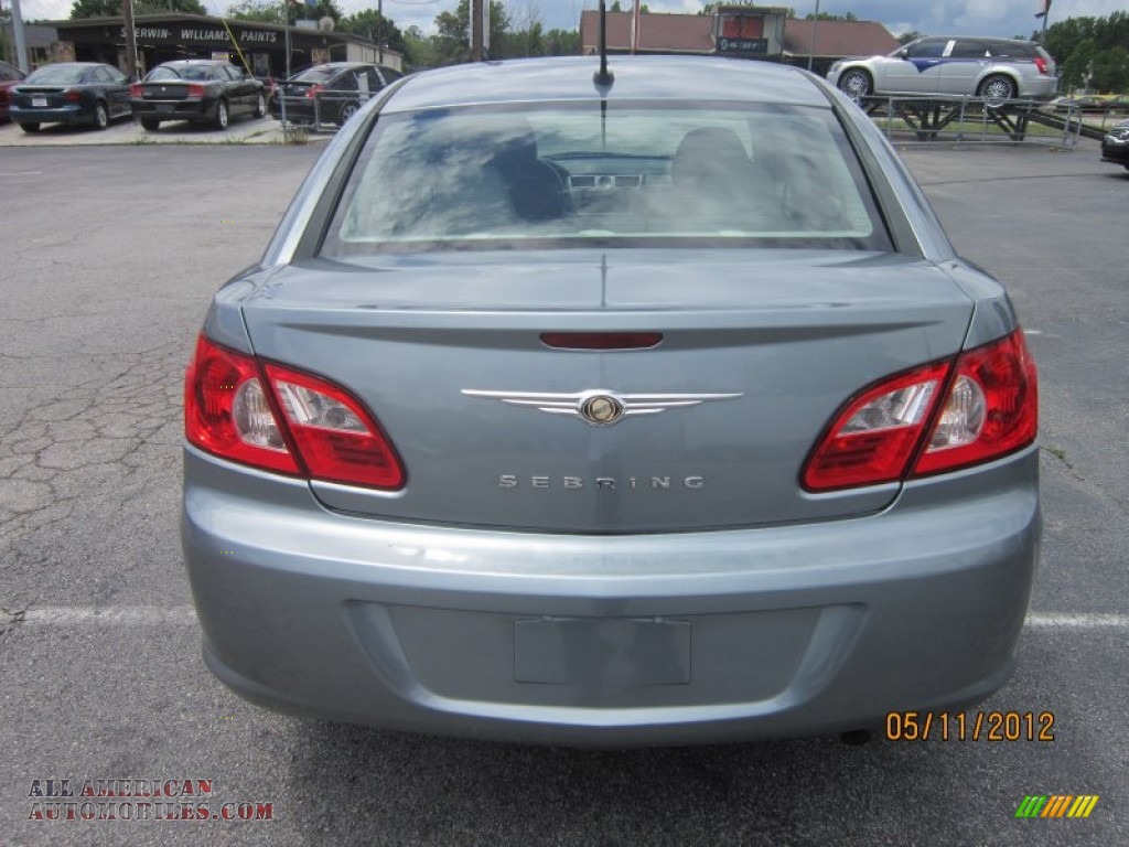 2008 Sebring LX Sedan - Clearwater Blue Pearl / Dark Slate Gray/Light Slate Gray photo #7