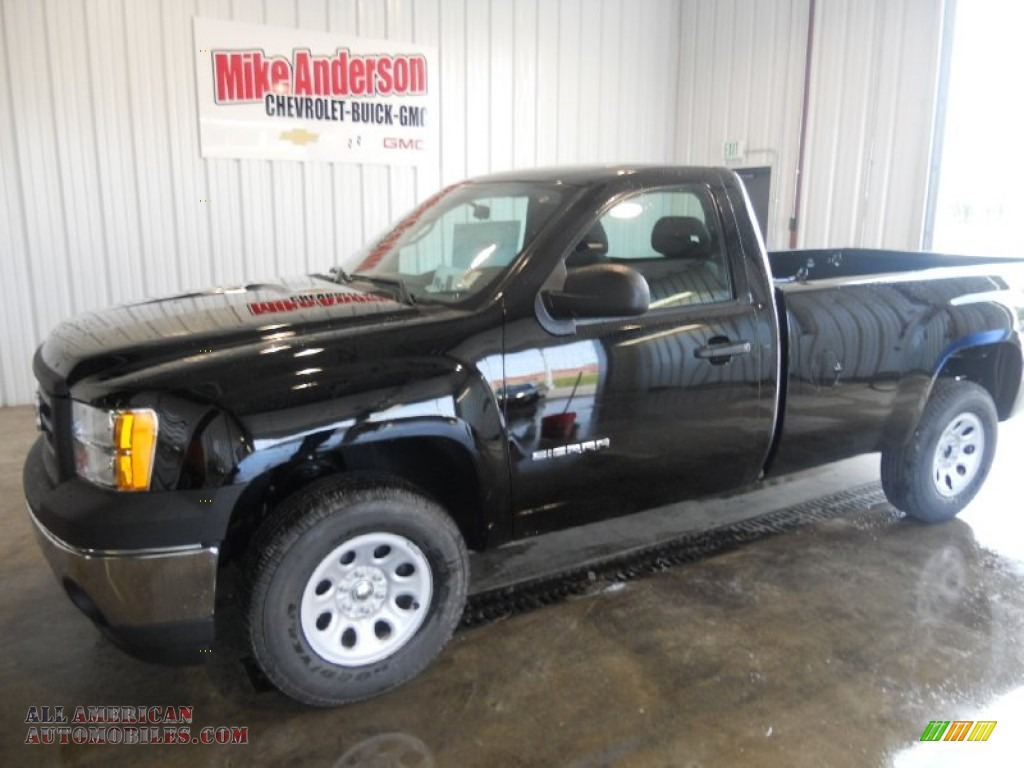 2013 GMC Sierra 1500 Regular Cab 4x4 in Onyx Black ...
