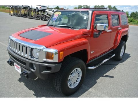 Victory Red 2010 Hummer H3 