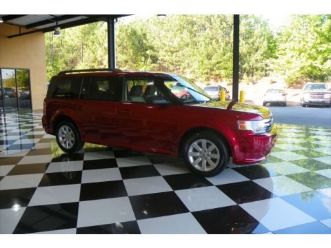 Redfire Metallic 2009 Ford Flex SE