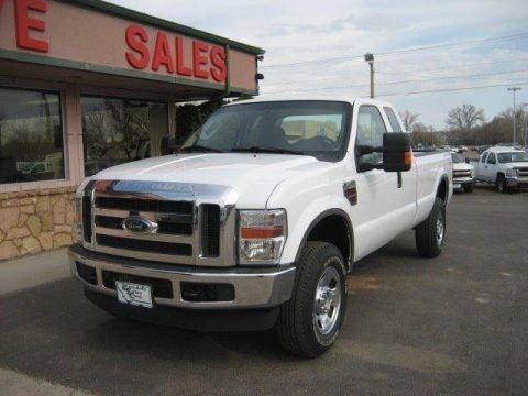 Oxford White 2008 Ford F350 Super Duty XLT SuperCab 4x4