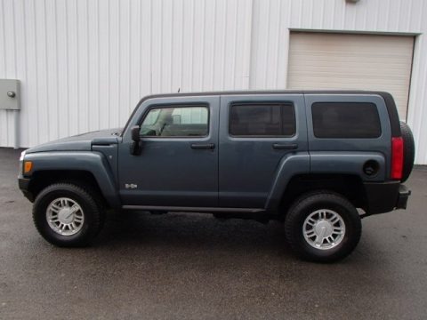 Slate Blue Metallic 2007 Hummer H3 