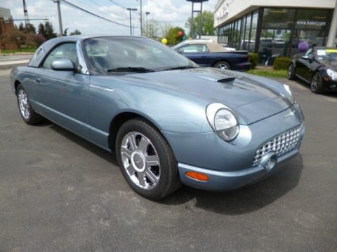 Medium Steel Blue Metallic 2005 Ford Thunderbird Premium Roadster