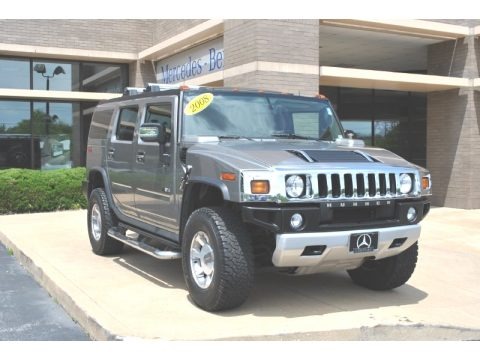 Graystone Metallic 2008 Hummer H2 SUV