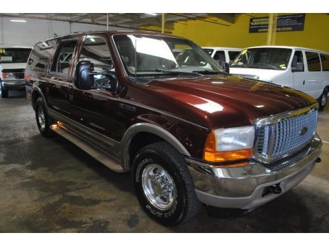 Chestnut Metallic 2000 Ford Excursion Limited Chestnut Metallic 2000 Ford Excursion Limited