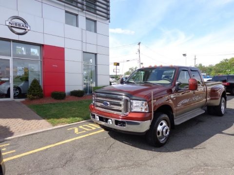 Dark Copper Metallic 2006 Ford F350 Super Duty King Ranch Crew Cab 4x4 Dually