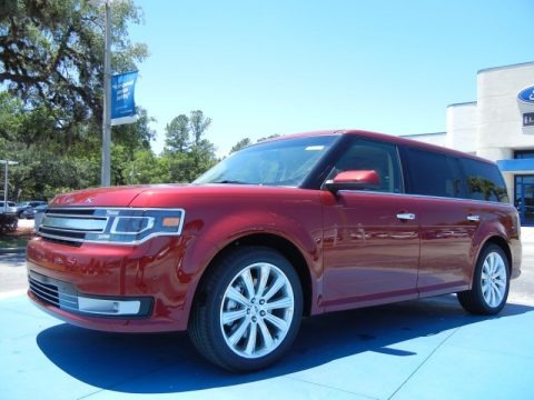 Ruby Red Metallic 2013 Ford Flex Limited