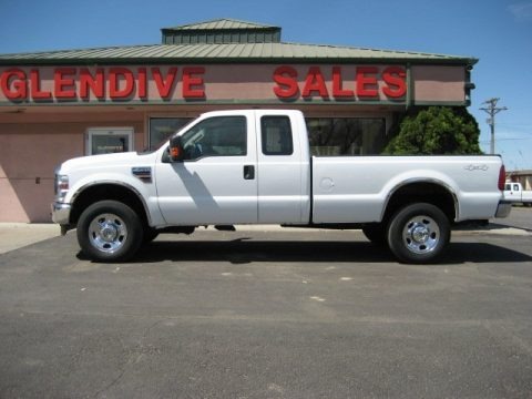 Oxford White 2008 Ford F350 Super Duty XLT SuperCab 4x4