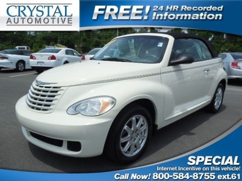 Cool Vanilla White 2007 Chrysler PT Cruiser Convertible