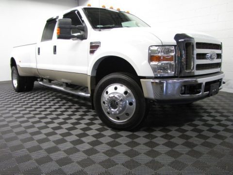 Oxford White 2008 Ford F450 Super Duty Lariat Crew Cab 4x4 Dually Oxford White 2008 Ford F450 Super Duty Lariat Crew Cab 4x4 Dually
