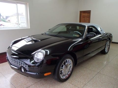 Evening Black 2002 Ford Thunderbird Neiman Marcus Edition