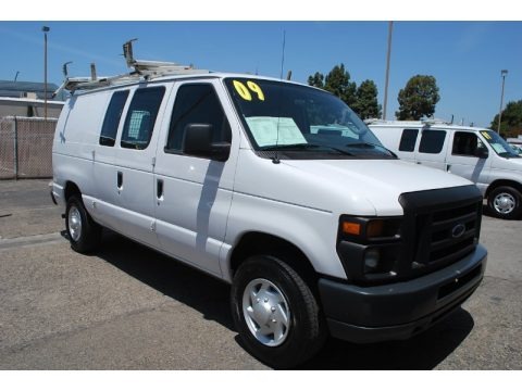 Oxford White 2009 Ford E Series Van E250 Super Duty Commercial Oxford White 2009 Ford E Series Van E250 Super Duty Commercial