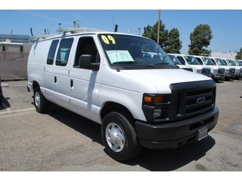 Oxford White 2009 Ford E Series Van E250 Super Duty Commercial Oxford White 2009 Ford E Series Van E250 Super Duty Commercial