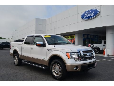 White Platinum Metallic Tri-Coat 2011 Ford F150 King Ranch SuperCrew 4x4 White Platinum Metallic Tri-Coat 2011 Ford F150 King Ranch SuperCrew 4x4