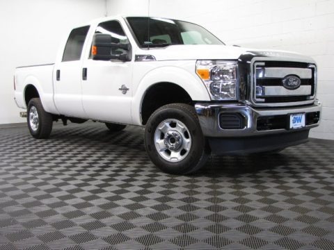Oxford White 2012 Ford F250 Super Duty XL Crew Cab 4x4