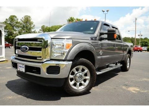 Sterling Grey Metallic 2011 Ford F250 Super Duty XLT Crew Cab 4x4