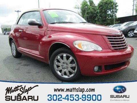 Inferno Red Crystal Pearl 2006 Chrysler PT Cruiser Touring Convertible