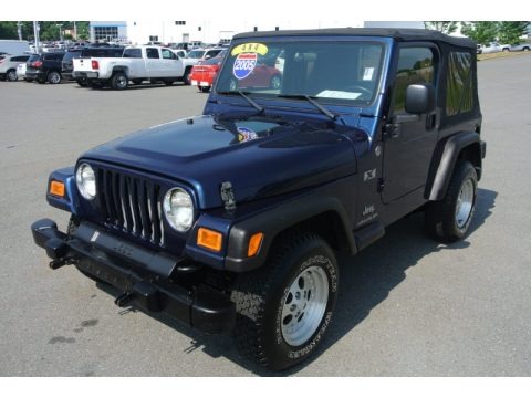 Patriot Blue Pearl 2005 Jeep Wrangler X 4x4