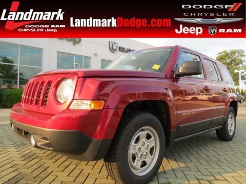 Deep Cherry Red Crystal Pearl 2014 Jeep Patriot Sport