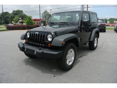 Black 2013 Jeep Wrangler Sport 4x4