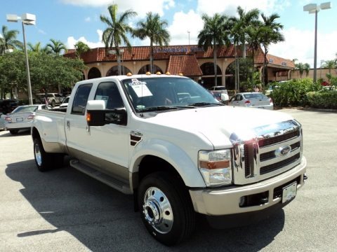 Oxford White 2010 Ford F450 Super Duty King Ranch Crew Cab 4x4 Dually Oxford White 2010 Ford F450 Super Duty King Ranch Crew Cab 4x4 Dually