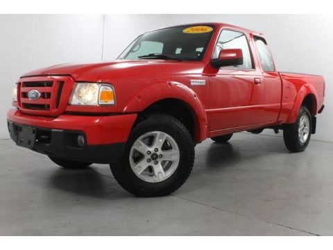 Torch Red 2006 Ford Ranger Sport SuperCab 4x4 Torch Red 2006 Ford Ranger Sport SuperCab 4x4