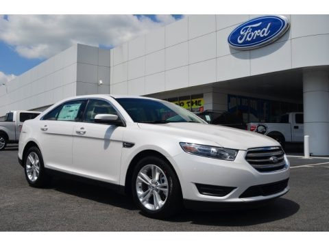 White Platinum Tri-Coat 2013 Ford Taurus SEL