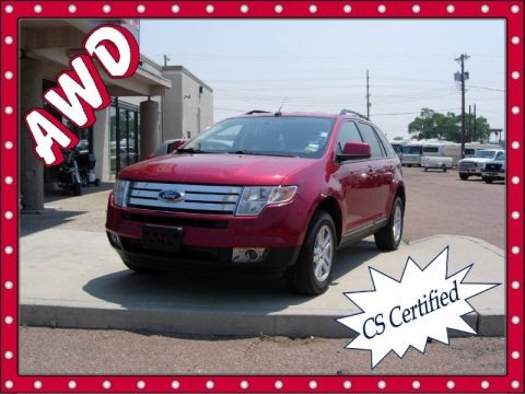 Redfire Metallic 2008 Ford Edge SEL AWD Redfire Metallic 2008 Ford Edge SEL AWD
