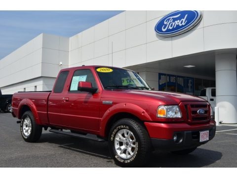 Torch Red 2010 Ford Ranger Sport SuperCab 4x4 Torch Red 2010 Ford Ranger Sport SuperCab 4x4