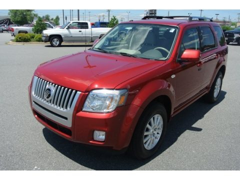 Sangria Red Metallic 2009 Mercury Mariner Premier