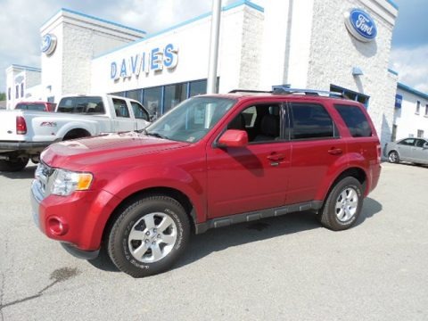 Sangria Red Metallic 2010 Ford Escape Limited V6 4WD