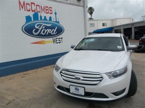 White Platinum Tri-Coat 2013 Ford Taurus Limited