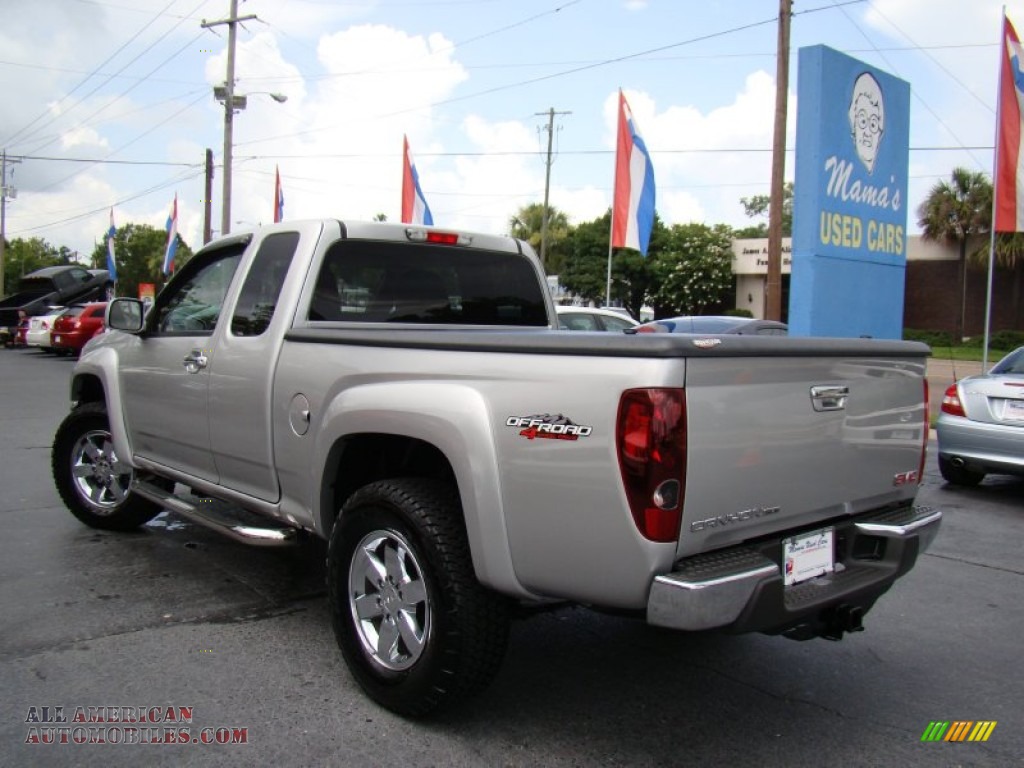 2010 GMC Canyon SLE Extended Cab 4x4 in Pure Silver Metallic photo 25