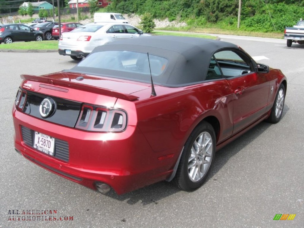 2014 Ford Mustang V6 Premium Convertible In Ruby Red Photo 7 211521