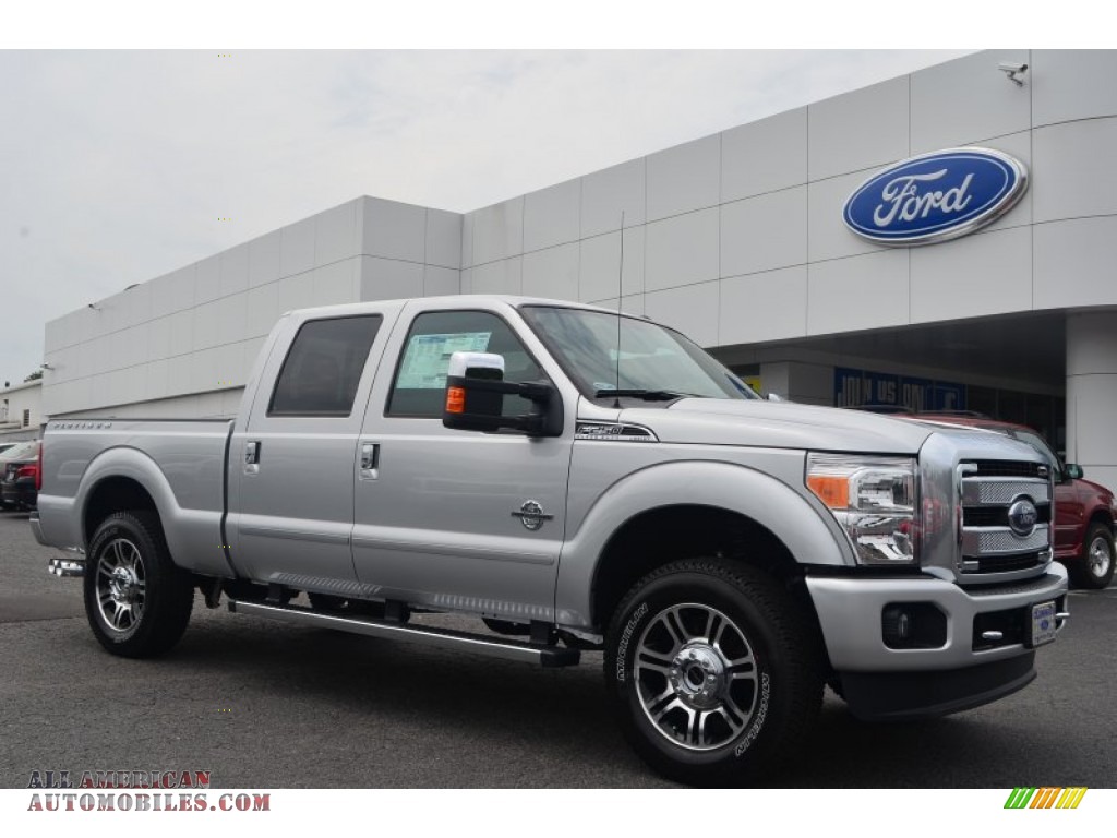 Ford F Super Duty Platinum Crew Cab X In Ingot Silver