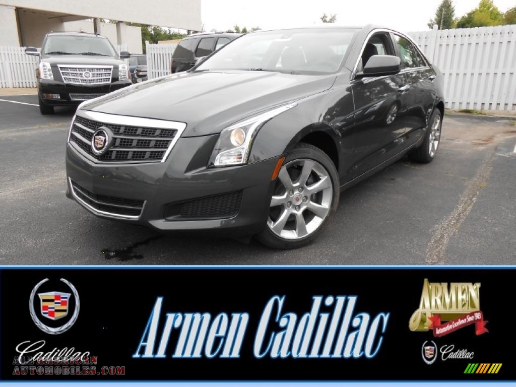 Phantom Gray Metallic / Jet Black/Jet Black Cadillac ATS 2.0L Turbo AWD