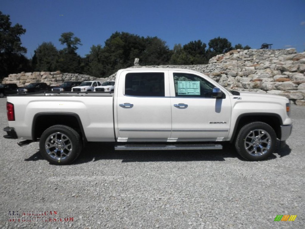 2014 GMC Sierra 1500 SLT Crew Cab 4x4 in White Diamond ...