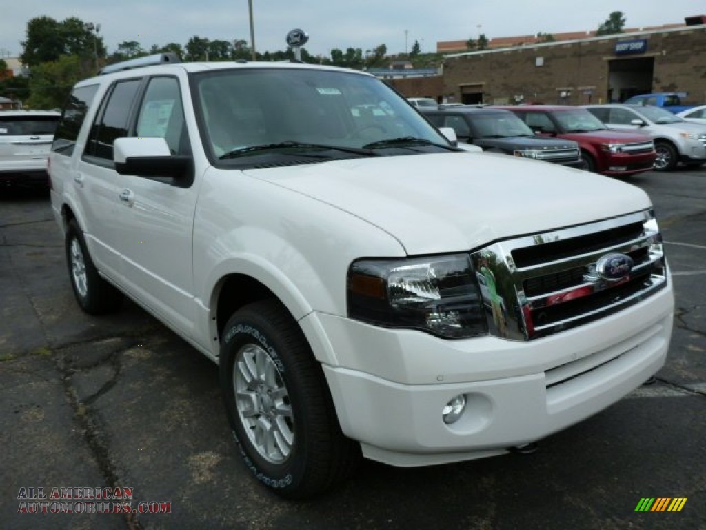 2014 Ford Expedition Limited 4x4 in White Platinum  F01718  All American Automobiles  Buy 