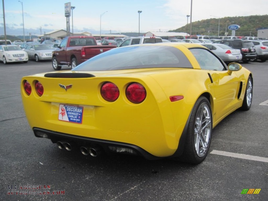 2008 Corvette Z06 - Velocity Yellow / Ebony photo #4