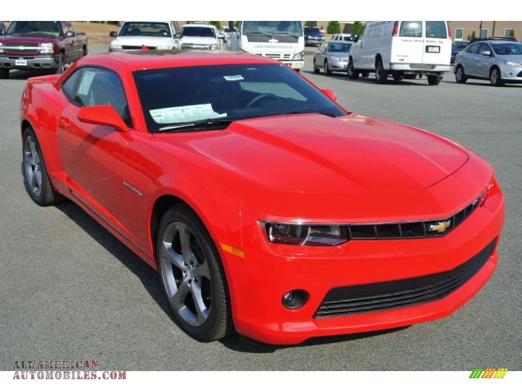 2014 Chevrolet Camaro Ltrs Coupe In Red Hot 179395 All American