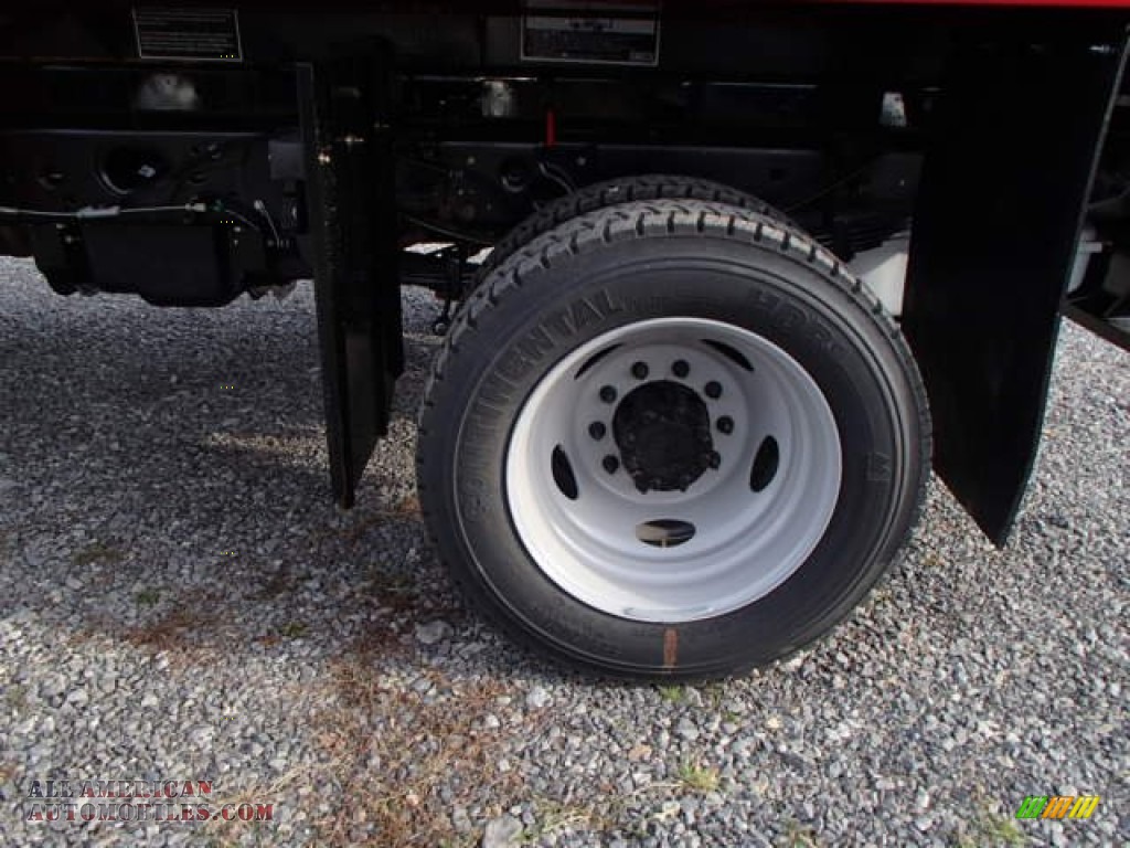 2014 F550 Super Duty XL Regular Cab 4x4 Dump Truck - Vermillion Red / Steel photo #9