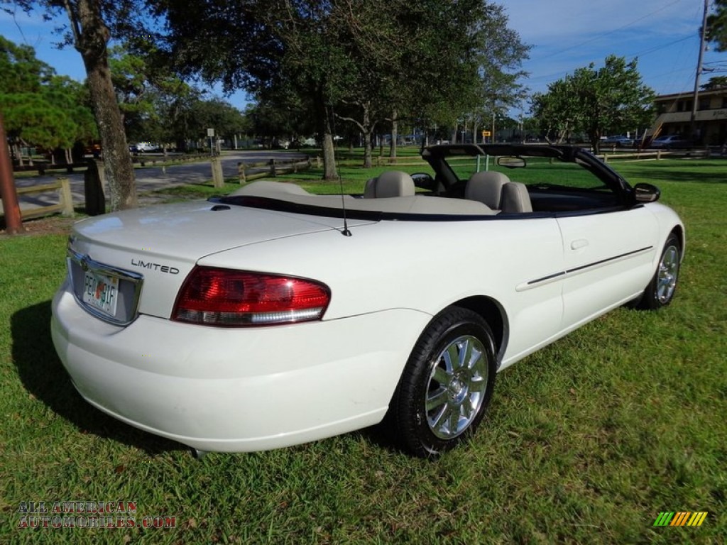 2006 Sebring Limited Convertible - Stone White / Light Taupe photo #3