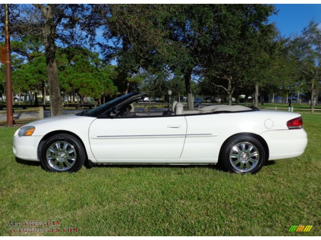 2006 Sebring Limited Convertible - Stone White / Light Taupe photo #7