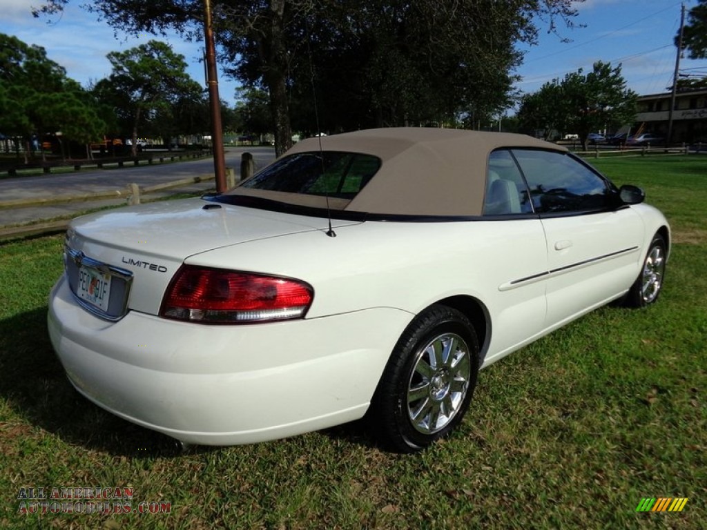 2006 Sebring Limited Convertible - Stone White / Light Taupe photo #27