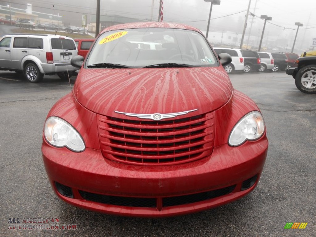 2008 PT Cruiser LX - Inferno Red Crystal Pearl / Pastel Slate Gray photo #2