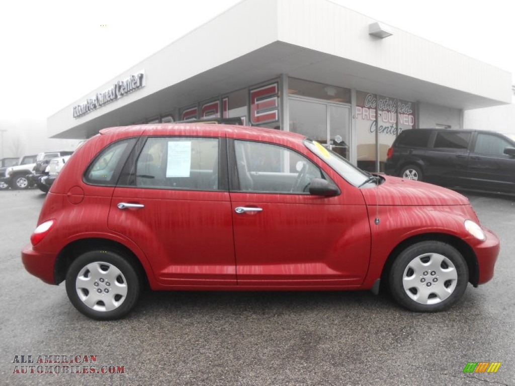 2008 PT Cruiser LX - Inferno Red Crystal Pearl / Pastel Slate Gray photo #8