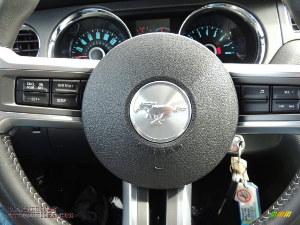 2014 Mustang GT Convertible - Black / Charcoal Black photo #18