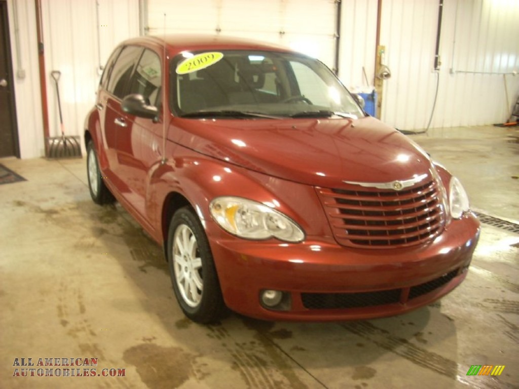 2009 PT Cruiser Touring - Inferno Red Crystal Pearl / Pastel Slate Gray photo #5